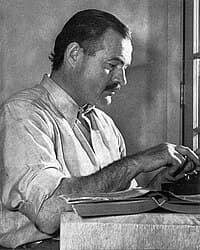 Portrait of Ernest Hemingway